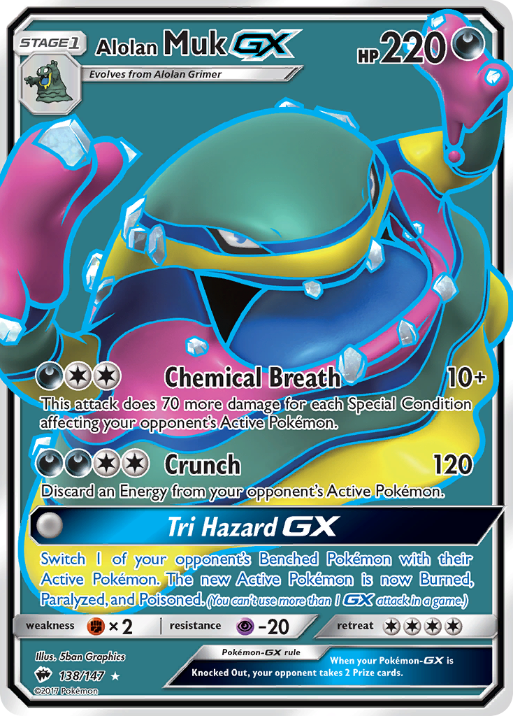 Alolan Muk GX (138/147) [Sun & Moon: Burning Shadows] - Card Brawlers | Quebec | Canada | Yu-Gi-Oh!