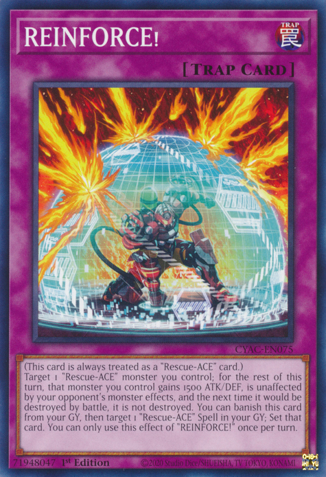 REINFORCE! [CYAC-EN075] Common - Card Brawlers | Quebec | Canada | Yu-Gi-Oh!