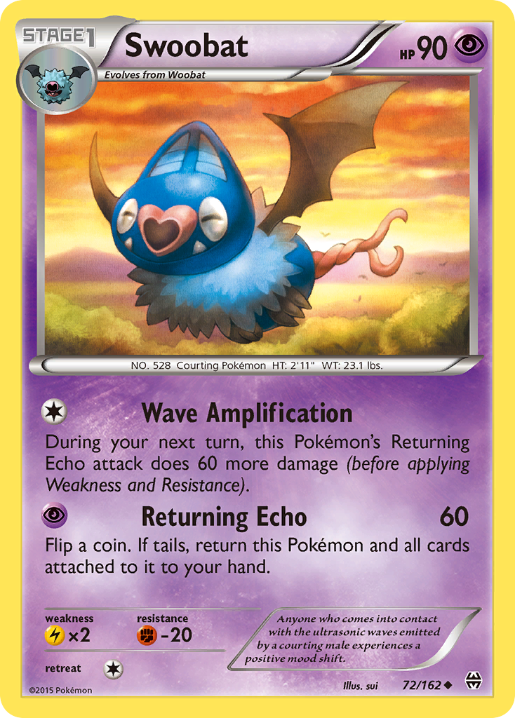 Swoobat (72/162) [XY: BREAKthrough] - Card Brawlers | Quebec | Canada | Yu-Gi-Oh!
