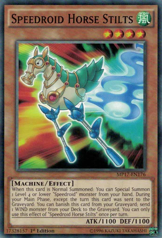 Speedroid Horse Stilts [MP17-EN176] Common - Card Brawlers | Quebec | Canada | Yu-Gi-Oh!