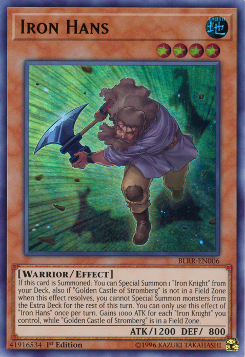 Iron Hans [BLRR-EN006] Ultra Rare - Yu-Gi-Oh! - Card Brawlers | Quebec | Canada |