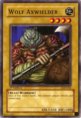 Wolf Axwielder [LOD-052] Common - Yu-Gi-Oh! - Card Brawlers | Quebec | Canada |