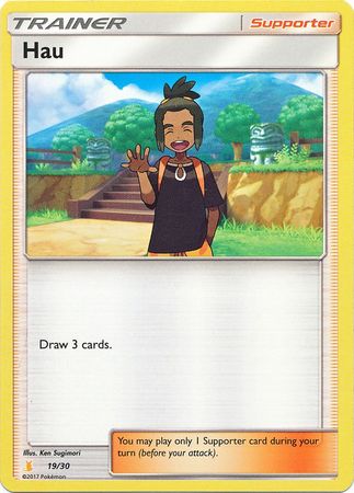 Hau (19/30) [Sun & Moon: Trainer Kit - Alolan Raichu] - Card Brawlers | Quebec | Canada | Yu-Gi-Oh!