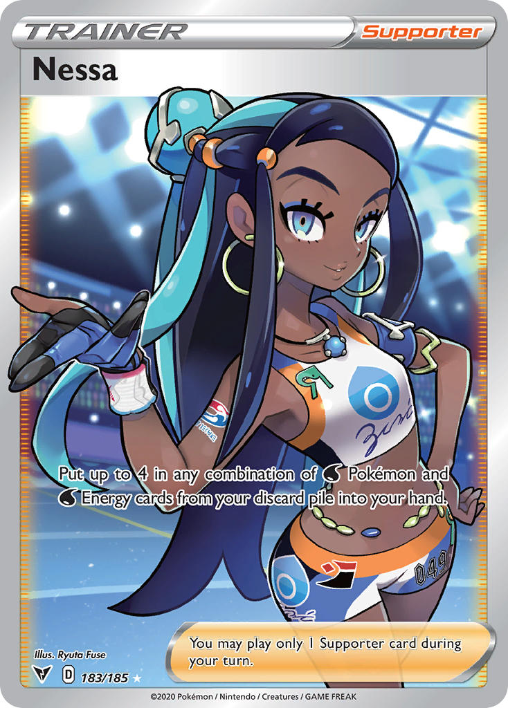 Nessa (183/185) [Sword & Shield: Vivid Voltage] - Card Brawlers | Quebec | Canada | Yu-Gi-Oh!