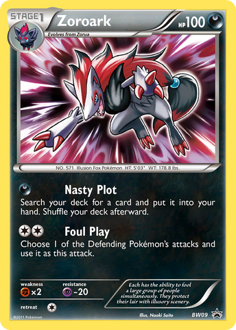 Zoroark (BW09) [Black & White: Black Star Promos] - Card Brawlers | Quebec | Canada | Yu-Gi-Oh!