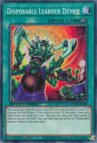 Disposable Learner Device [SGX2-ENE08] Common - Card Brawlers | Quebec | Canada | Yu-Gi-Oh!