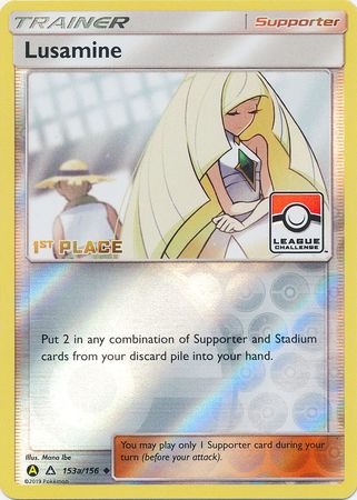 Lusamine (153a/156) (League Challenge Alt Art 1st Place) [Sun & Moon: Ultra Prism] - Card Brawlers | Quebec | Canada | Yu-Gi-Oh!