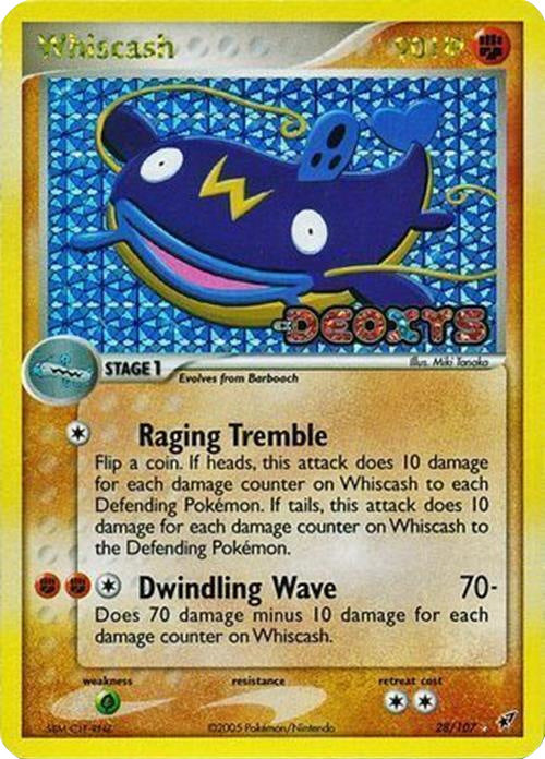 Whiscash (28/107) (Stamped) [EX: Deoxys] - Card Brawlers | Quebec | Canada | Yu-Gi-Oh!