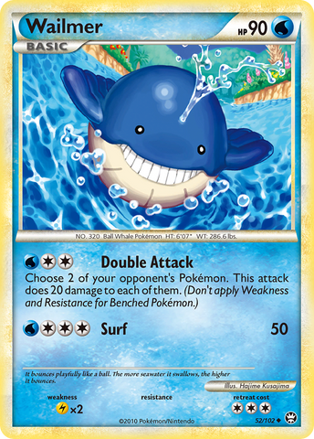 Wailmer (52/102) [HeartGold & SoulSilver: Triumphant] - Card Brawlers | Quebec | Canada | Yu-Gi-Oh!