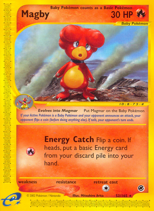 Magby (52/165) [Expedition: Base Set] - Card Brawlers | Quebec | Canada | Yu-Gi-Oh!