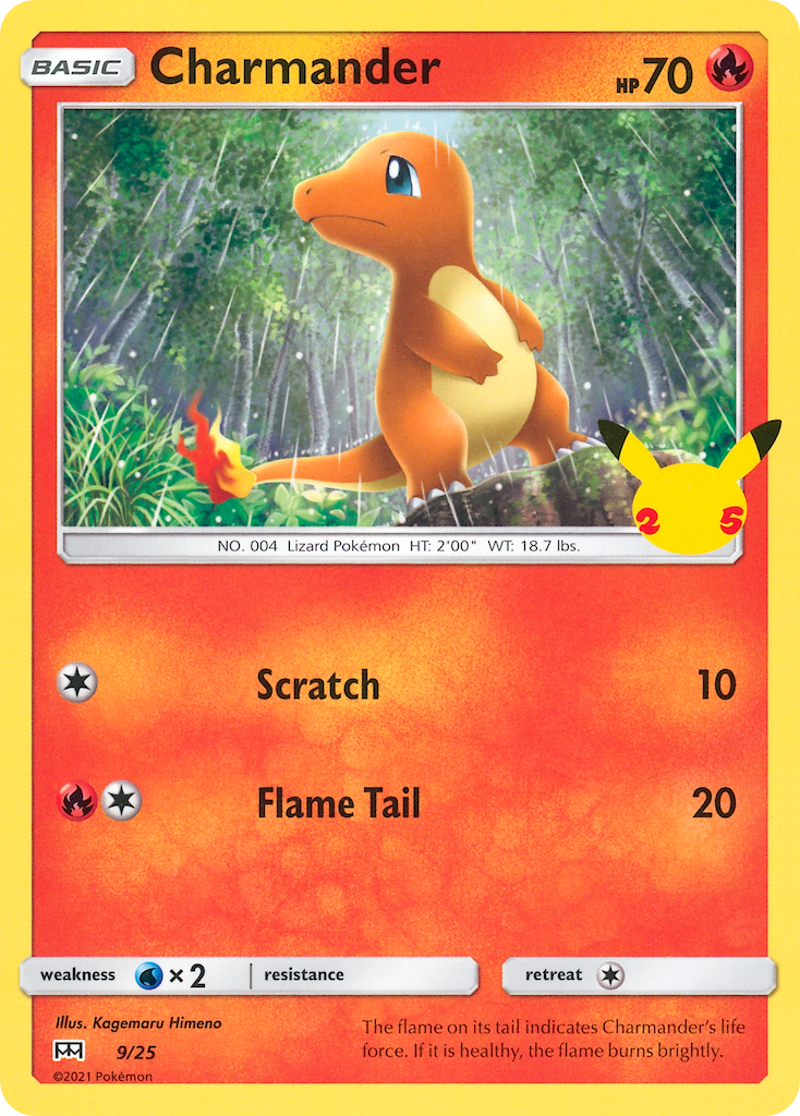 Charmander (9/25) [McDonald's 25th Anniversary] - Card Brawlers | Quebec | Canada | Yu-Gi-Oh!