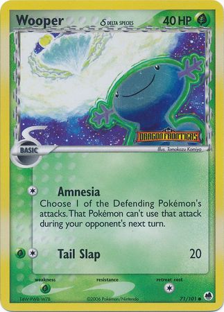 Wooper (71/101) (Delta Species) (Stamped) [EX: Dragon Frontiers] - Card Brawlers | Quebec | Canada | Yu-Gi-Oh!