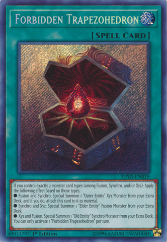 Forbidden Trapezohedron [SHVA-EN019] Secret Rare - Card Brawlers | Quebec | Canada | Yu-Gi-Oh!