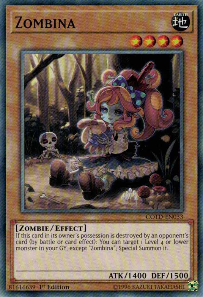 Zombina [COTD-EN033] Common - Yu-Gi-Oh! - Card Brawlers | Quebec | Canada |