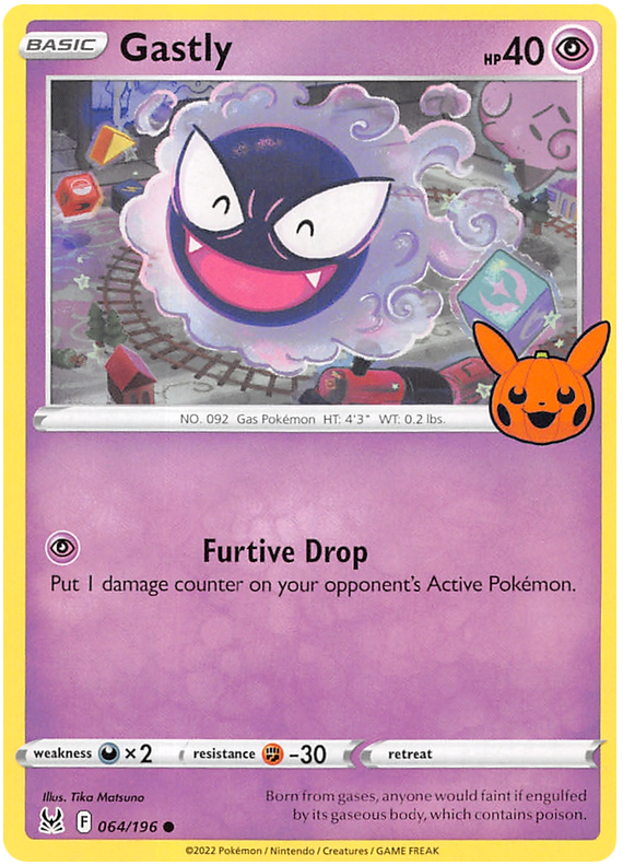 Gastly (064/196) [Trick or Trade 2023] - Card Brawlers | Quebec | Canada | Yu-Gi-Oh!