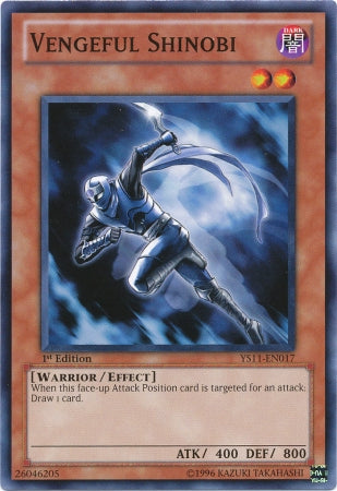 Vengeful Shinobi [YS11-EN017] Common - Card Brawlers | Quebec | Canada | Yu-Gi-Oh!