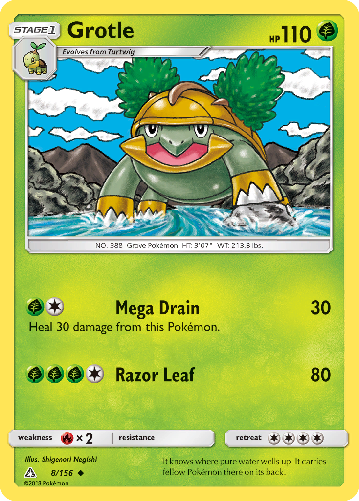 Grotle (8/156) [Sun & Moon: Ultra Prism] - Card Brawlers | Quebec | Canada | Yu-Gi-Oh!