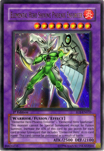 Elemental Hero Shining Phoenix Enforcer [EOJ-EN033] Ultra Rare - Card Brawlers | Quebec | Canada | Yu-Gi-Oh!