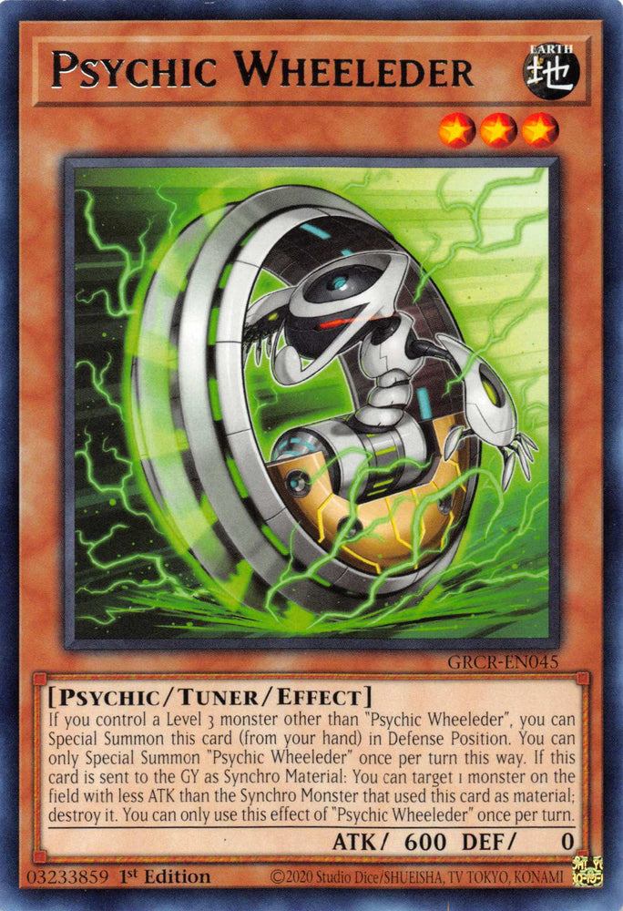 Psychic Wheeleder [GRCR-EN045] Rare - Card Brawlers | Quebec | Canada | Yu-Gi-Oh!