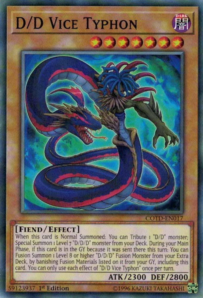 D/D Vice Typhon [COTD-EN017] Common - Yu-Gi-Oh! - Card Brawlers | Quebec | Canada |