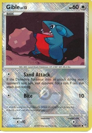 Gible (106/147) (Championship Promo) [Platinum: Supreme Victors] - Card Brawlers | Quebec | Canada | Yu-Gi-Oh!