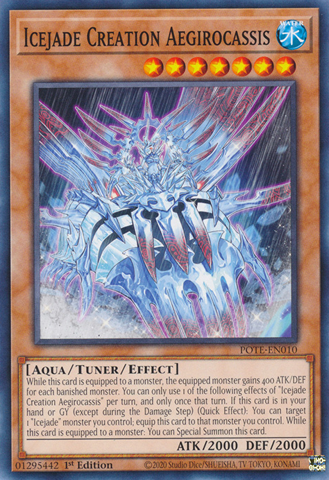 Icejade Creation Aegirocassis [POTE-EN010] Common - Card Brawlers | Quebec | Canada | Yu-Gi-Oh!