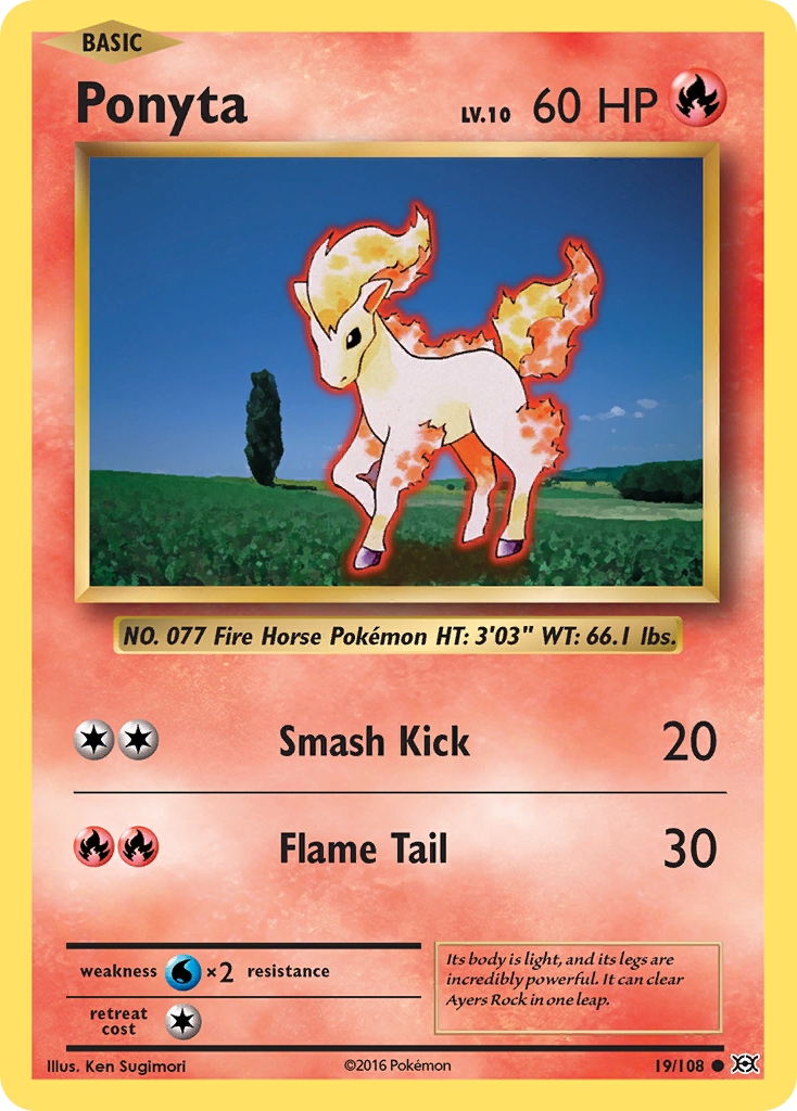 Ponyta (19/108) [XY: Evolutions] - Card Brawlers | Quebec | Canada | Yu-Gi-Oh!