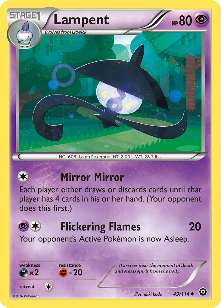 Lampent (49/114) [XY: Steam Siege] - Card Brawlers | Quebec | Canada | Yu-Gi-Oh!