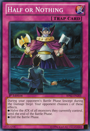 Half or Nothing [BP02-EN201] Mosaic Rare - Card Brawlers | Quebec | Canada | Yu-Gi-Oh!