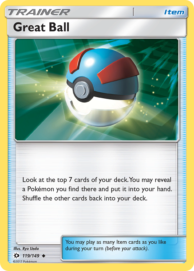 Great Ball (119/149) [Sun & Moon: Base Set] - Card Brawlers | Quebec | Canada | Yu-Gi-Oh!
