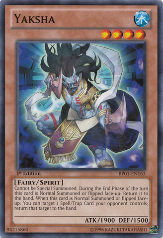 Yaksha [BP01-EN163] Common - Card Brawlers | Quebec | Canada | Yu-Gi-Oh!