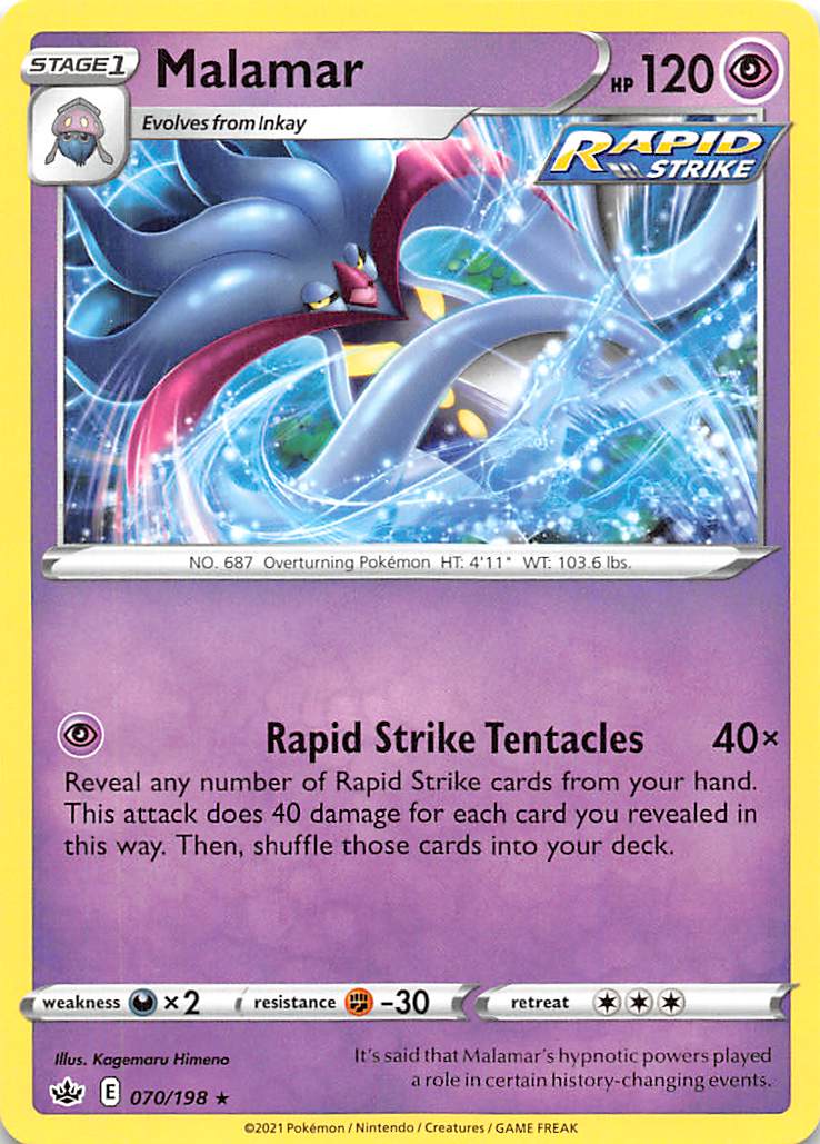 Malamar (070/198) [Sword & Shield: Chilling Reign] - Card Brawlers | Quebec | Canada | Yu-Gi-Oh!
