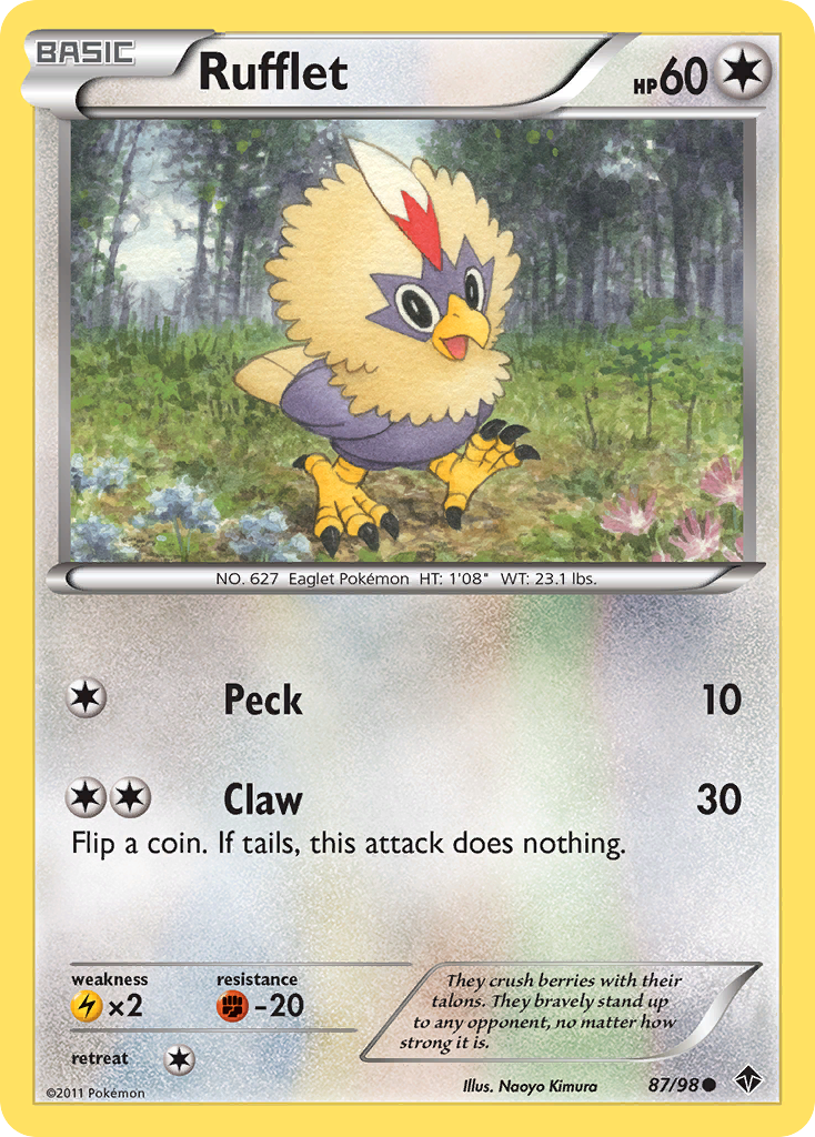 Rufflet (87/98) [Black & White: Emerging Powers] - Card Brawlers | Quebec | Canada | Yu-Gi-Oh!