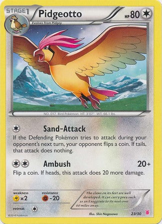 Pidgeotto (23/30) [XY: Trainer Kit 1 - Wigglytuff] - Card Brawlers | Quebec | Canada | Yu-Gi-Oh!