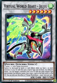 Virtual World Beast - Jiujiu [PHRA-EN097] Super Rare - Card Brawlers | Quebec | Canada | Yu-Gi-Oh!