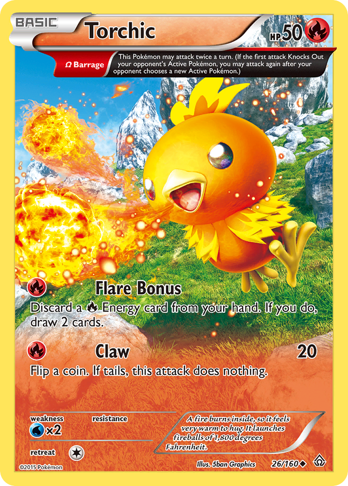 Torchic (26/160) [XY: Primal Clash] - Card Brawlers | Quebec | Canada | Yu-Gi-Oh!