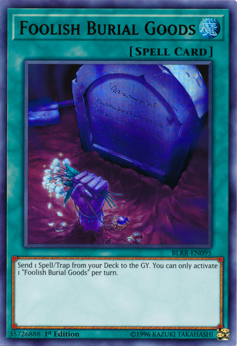 Foolish Burial Goods [BLRR-EN095] Ultra Rare - Yu-Gi-Oh! - Card Brawlers | Quebec | Canada |