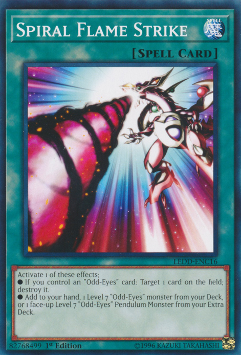 Spiral Flame Strike [LEDD-ENC16] Common - Yu-Gi-Oh! - Card Brawlers | Quebec | Canada |