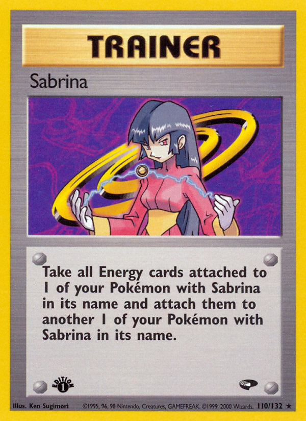 Sabrina (110/132) [Gym Challenge 1st Edition] - Card Brawlers | Quebec | Canada | Yu-Gi-Oh!