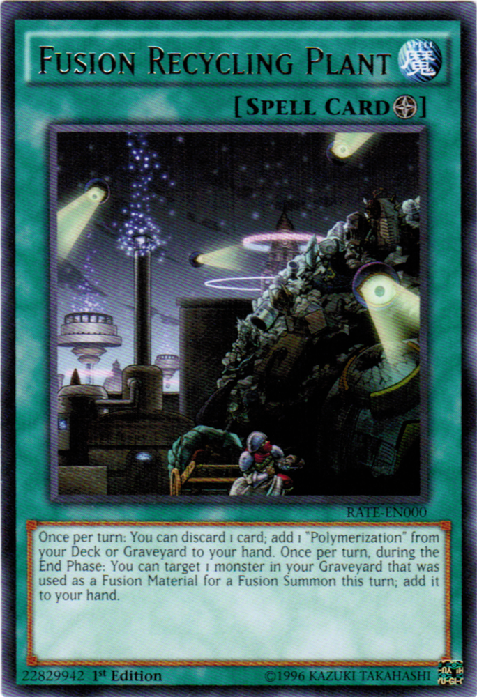 Fusion Recycling Plant [RATE-EN000] Rare - Yu-Gi-Oh! - Card Brawlers | Quebec | Canada |