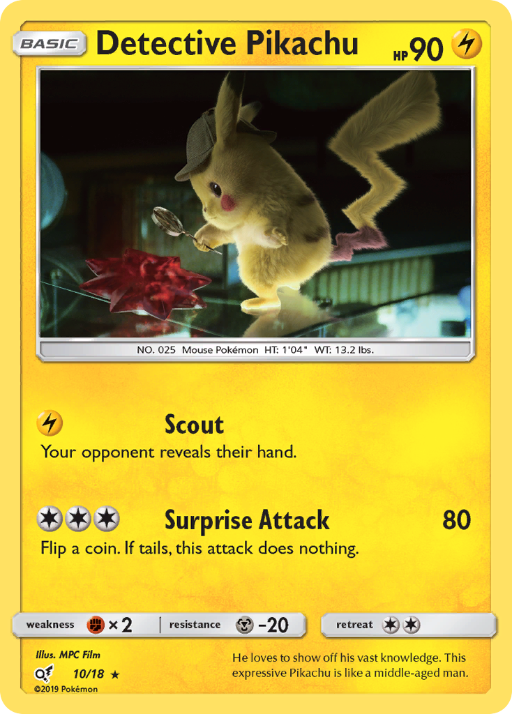 Detective Pikachu (10/18) [Sun & Moon: Detective Pikachu] - Card Brawlers | Quebec | Canada | Yu-Gi-Oh!