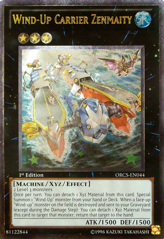 Wind-Up Carrier Zenmaity [ORCS-EN044] Ultimate Rare - Card Brawlers | Quebec | Canada | Yu-Gi-Oh!