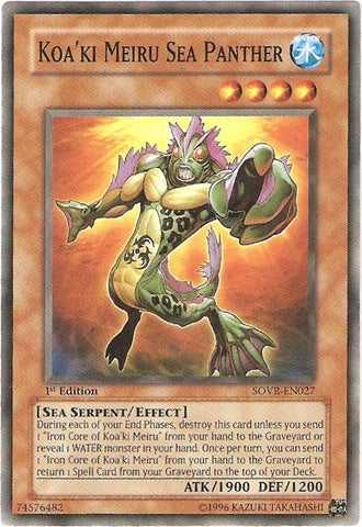 Koa'ki Meiru Sea Panther [SOVR-EN027] Common - Card Brawlers | Quebec | Canada | Yu-Gi-Oh!