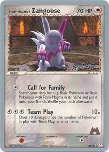 Team Magma's Zangoose (23/95) (Magma Spirit - Tsuguyoshi Yamato) [World Championships 2004] - Card Brawlers | Quebec | Canada | Yu-Gi-Oh!