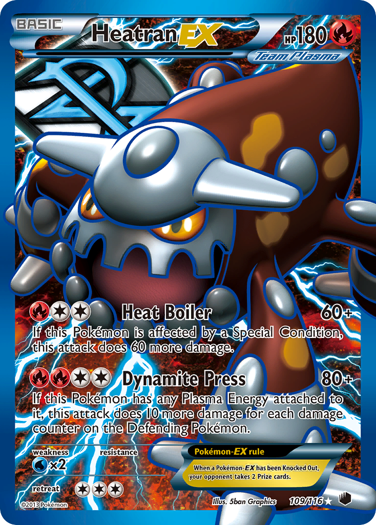 Heatran EX (109/116) [Black & White: Plasma Freeze] - Card Brawlers | Quebec | Canada | Yu-Gi-Oh!