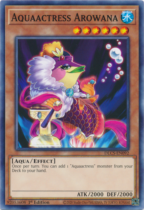 Aquaactress Arowana [DLCS-EN092] Common - Card Brawlers | Quebec | Canada | Yu-Gi-Oh!