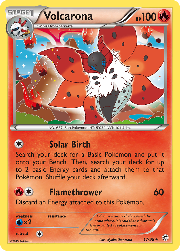 Volcarona (17/98) [XY: Ancient Origins] - Card Brawlers | Quebec | Canada | Yu-Gi-Oh!