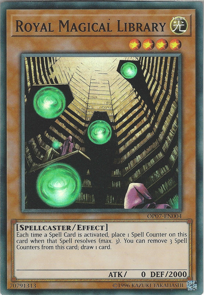 Royal Magical Library [OP07-EN004] Super Rare - Card Brawlers | Quebec | Canada | Yu-Gi-Oh!