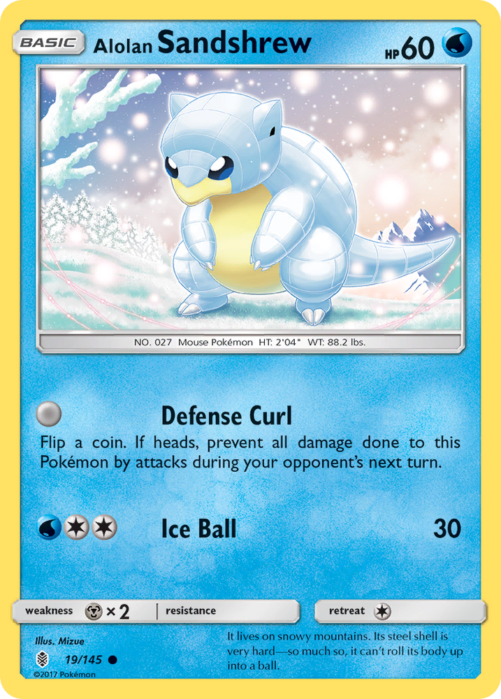 Alolan Sandshrew (19/145) [Sun & Moon: Guardians Rising] - Card Brawlers | Quebec | Canada | Yu-Gi-Oh!