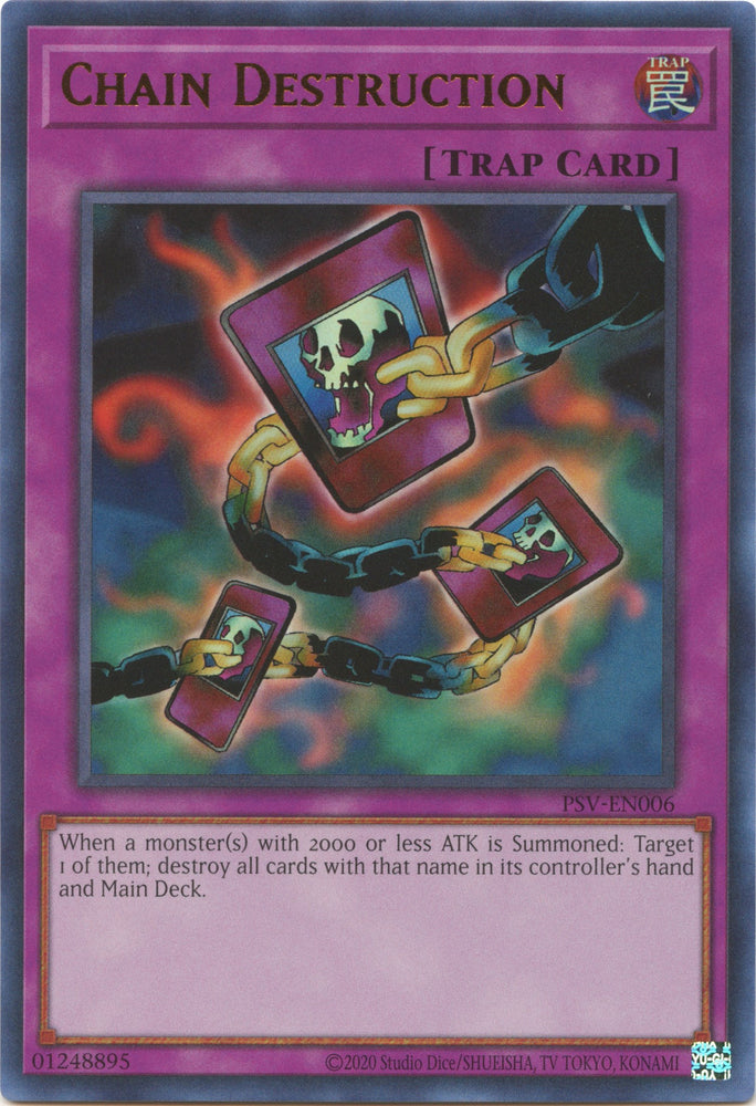 Chain Destruction (25th Anniversary) [PSV-EN006] Ultra Rare - Card Brawlers | Quebec | Canada | Yu-Gi-Oh!